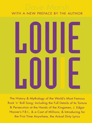 Louie Louie - ebook